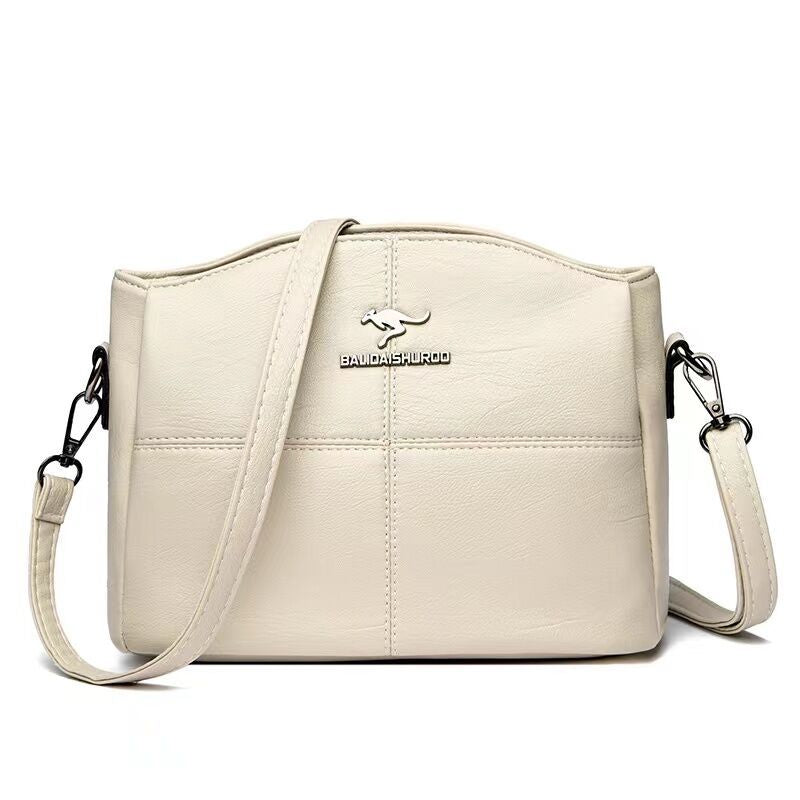 Splicing bag single shoulder crossbody bag
