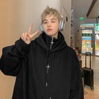 Half zip lapel jacket