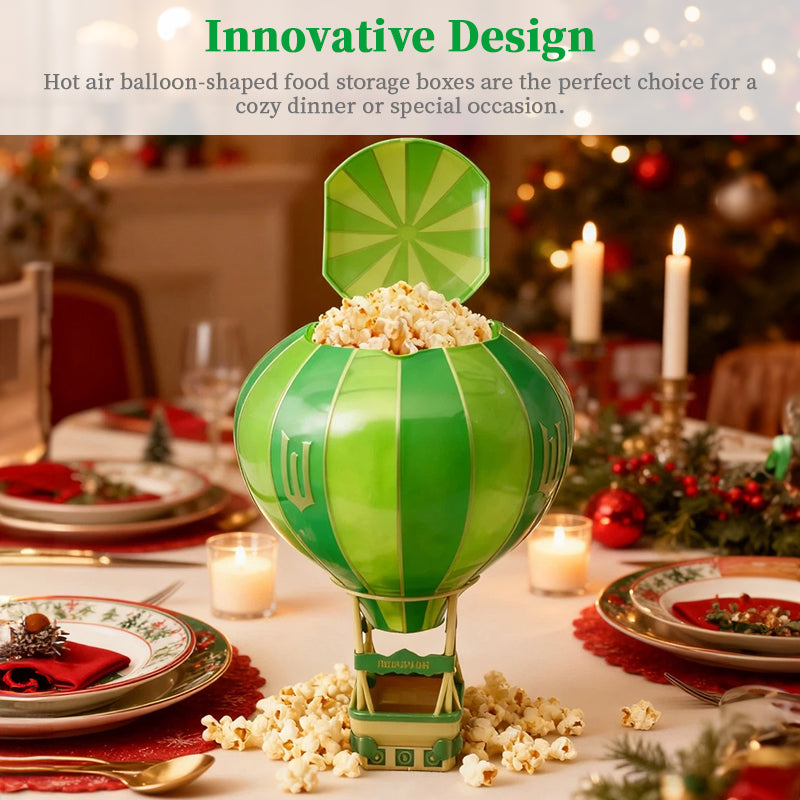 2026 Wicked Hot Air Balloon Popcorn Bucket - Personalized Novelty Ornament, Fun Home Decor Gift for Christmas