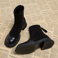 Fall/Winter Sock Boots, Martin Boots, Women's Short Boots, Fleece-lined Ankle Boots