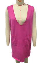 Knitted Medium Long Double Sided Vest Skirt Autumn/Winter New Korean Solid Color Sleeveless Versatile Dress