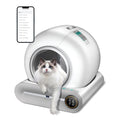 Factory Direct Smart Litter Box with Ionization Deodorization, Automatic Sensor Cleaning, Self-Flushing Cat Toilet