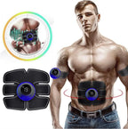 Abdominal Muscle Massager Fitness ABS Arm Training Patches Muscle Exercise Instrument USB Charging Home Men